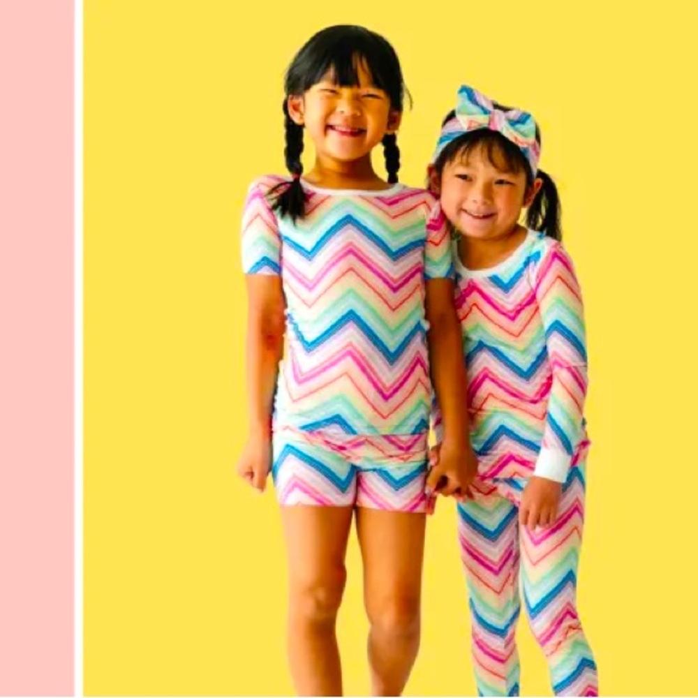 Little Sleepies Rainbow Chevron